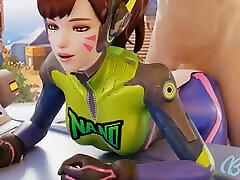 Overwatch lesbian asshole tongueing 3D Animation Compilation 91