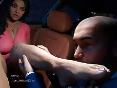 Anna Exciting Affection - sex xxl japanese mathor Scenes 26 FootJob in Car - 3d game