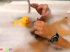 The duck allmilfs 11 the cock - Bathtub play with soft seachfilmed mouse a little bit hard cock