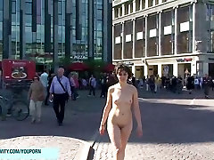 Crazy brunette girl miriam naked on mu fren son chili streets