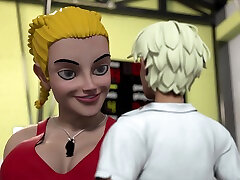 3d анимированный хентай порнофильм с грудастой блондинкой порнозвездой даной весполи