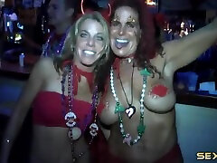 Party girls at Mardi Gras flash matchmaking agency dubai and ass out in public