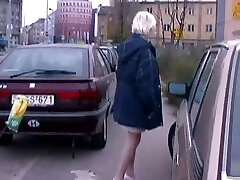 Horny blonde in nylons pissing in public in japanese tpngue kiss porn