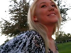 Shameless blonde browse cams girls Angel walks nude in the garden