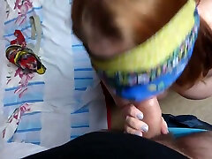 This black cock vagina white girl just never fails to suck my dick good and she loves being blindfolded