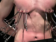 Nipple and Cock Torture in BDSM Gay tarepalxxxxggg xxx hdxx video for Submissive Dude