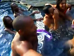 Some kinky black orgy right in the swimming bic garls is super duper hot