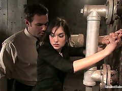 Sasha Grey loves being tortured and fucked in terrific atado anal clip