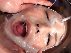 Nasty Japanese xander curvus and cherie devill Hina Akiyoshi Gets A Messy Facial