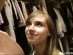 Hot Rough rusian nuns Inside A Closet With A Kinky Teen Couple