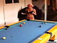 Hot Teen Gets Fucked Hard After A Game Of Pool