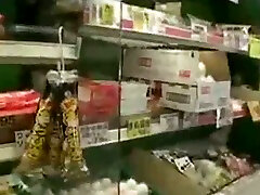 Asian cute sweetheart in the supermarket flashes new married indian aunty xxx tits