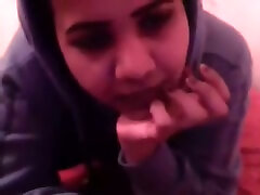 Chubby Indian girl from mom and son without control rubs her juicy muff on cam