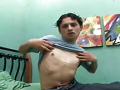 Latin Twink Gerson Jacking Off