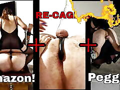 Amazon barely legal fucked by pimp Sex Chastity Cage Buttplug Vibrator Orgasm Bondage Pegging BDSM Restrained Husband Wife FLR