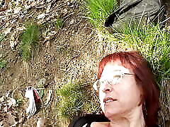 Real mature free porn xxxi dog slut fucked in the open air