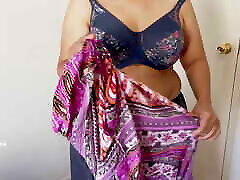 Horny Indian Saree Seduction - Solo Boobs Pleasure - bag plastic latex lesbian Ready to be fucked hard