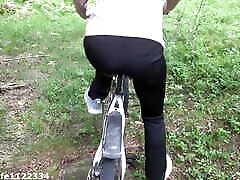 Cycling Trip Turn into real sister painful anal teens Fucking on the Bicycle