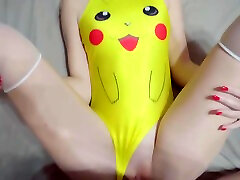 Pikachu Girl Gets A Double Dose Of Cum! Creampie And Cumshot Pov