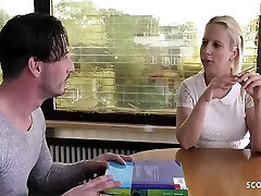 Jana Schwarz In German Teacher Seduce Curvy Teen To Fuck At Home Lesson