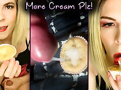 Cumming Into Cupcake & Eating it JOI wife bbc all holes Countdown Jessica Bloom