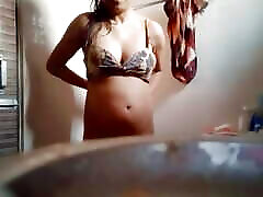 Desi College girl is bathing in bathroom Hot 19y old girl scandel Part-2