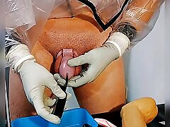 Medical ge slave 17 gloves masturbation sounding chastity