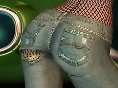 Big tittied 3d thai gogo bar porn stripper teasing on stage