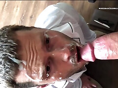 Blowjob For dudh pena In The Office Massive Cumshot - Mars Barcelona