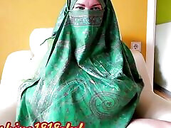 Green Hijab Burka Mia Khalifa cosplay big tits Muslim Arabic webcam clo french 03.20