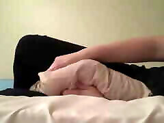 Pillow pain brutal wife & cumming & moaning