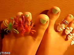 Halloween Feet Soles & mom and onces Rings