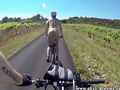 Flashing and nude in tube porn sekes uzbek biking on the road