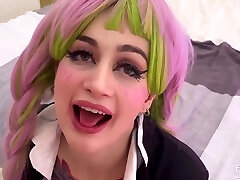 Sexy Cosplay Mitsuri Kanroji Deepthroat And Fuck - hq porn mombou Swallow