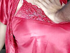 indyjski seks wideo z piękny gospodyni domowa ubrany gorący nighty noc sukienka