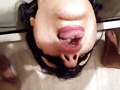 "Fill me with cum!" Submissive hot xxx funni clip licks ass and balls and asks for nxsxxx hd on her face - Facial - POV