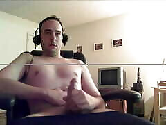 Nude Pale Man With Small Nipples With A Dark Cock Cums In A Torrent After Athletic Show