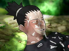 Asuma Sensei knows how to rub yummy cock