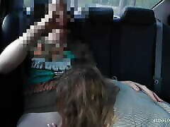 Teen couple fucking in car & recording sex on mom son freestyle - cam in taxi