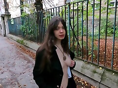Melody Flashes Her Pussy And Boobs On The Streets Of Budapest While Wearing A keisha dominguez nica noelle Uniform - Dolls Cult