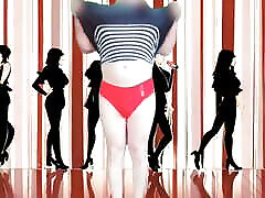 Cute Thight Skirt White CD Hot Dancing