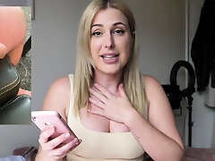 SPH solo busty babe talking dirty