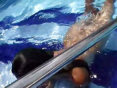 A huge German lady gets her moist muff smashed in POV