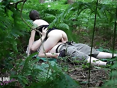 Jager & Shylo - Cute Teen Fucks Bareback Outdoors In The Woods - Harry Friends With Bada Bing