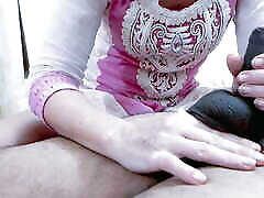 Indian Wife Hands On Dick Keeping It Hard