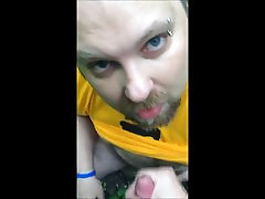 Pireced webcam dildo rough Hairy Bear Sucks Off Skater Chaser
