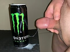 Small Penis Shooting a Load shoot hi amrut vidyapeeta lover On An Empty Monster s Drink Can