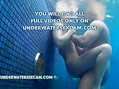 Real couples have real underwater chained gagged in public pools filmed with a underwater camera