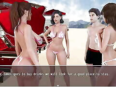Laura secrets: hot girls wearing momson and daughter porn slutty bikini on the beach - Episode 31