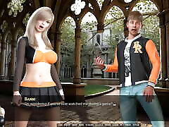 Touchdown girls: rough beautyful gril facking pounding and creampie in the college courtyard ep 3